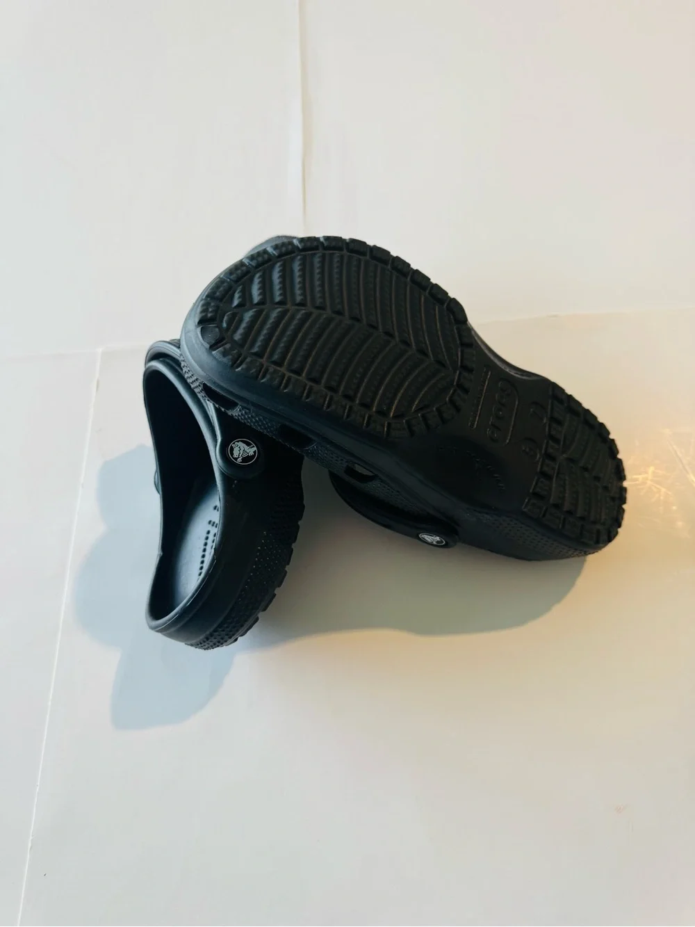 CROCS Black Classic Clog Sandals with Character Charms